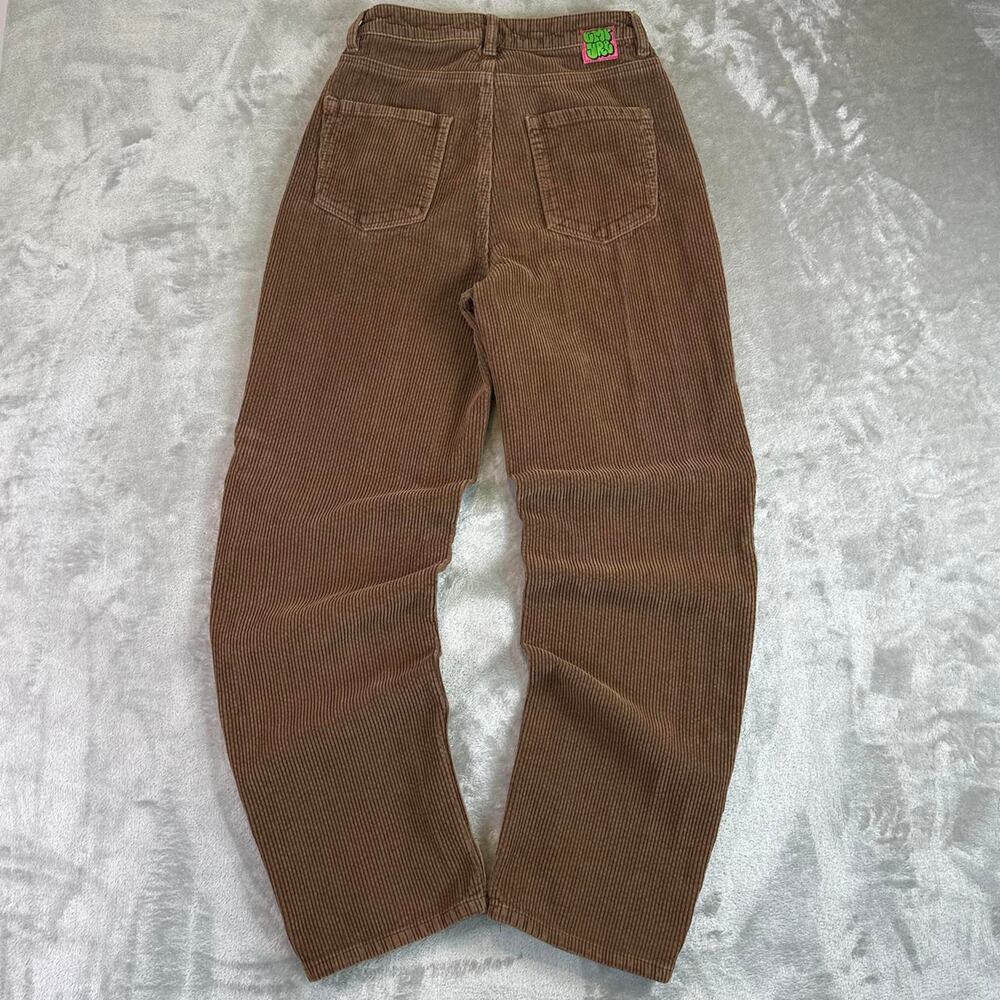 Y2K Empyre Corduroy Pants Women’s Xs Brown Straight Leg Skater Baggy